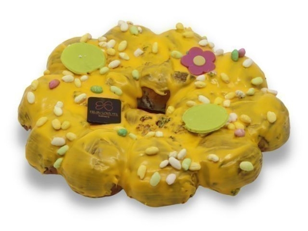 Luxe broodring met krenten en spijs