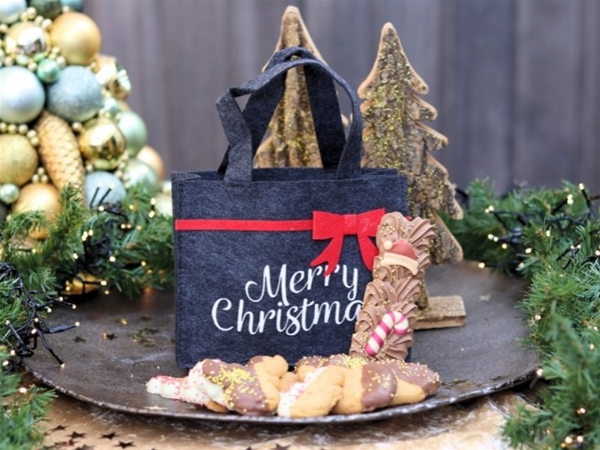 Vilten Kerst tasje